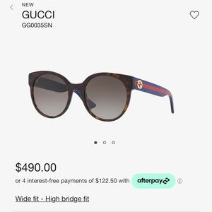 Gucci large sunglasses